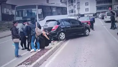 El Freni Çekilmedi, Kaza Meydana Geldi