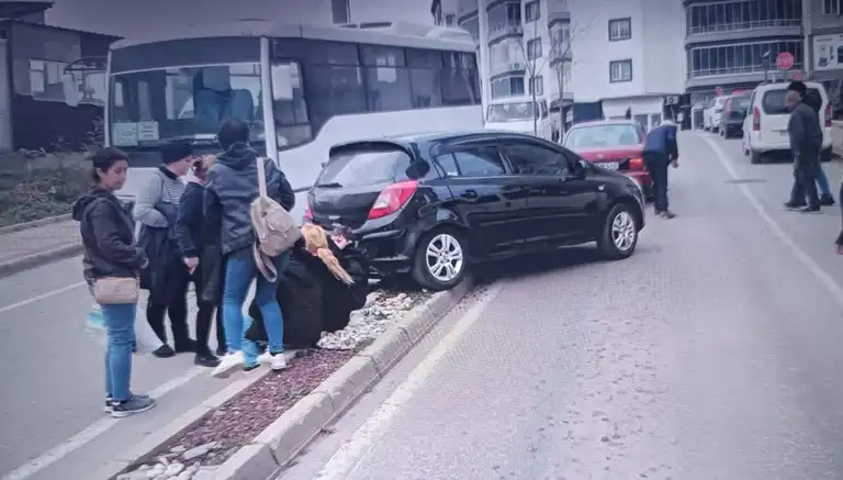 El Freni Çekilmedi, Kaza Meydana Geldi